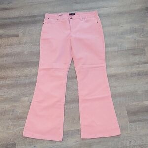 Talbots Pink Bootcut Corduroy Pants 12